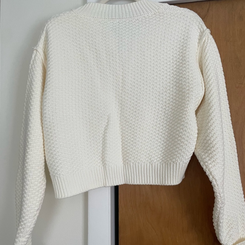 Free People Lila Cardi, Ivory, XS - Picture 4 of 6